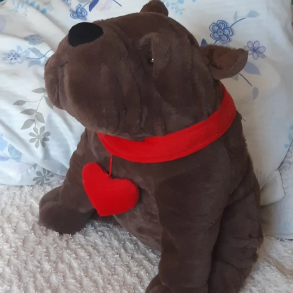 DAN DEE Wrinkle Bulldog Plush Stuffed Animal toy